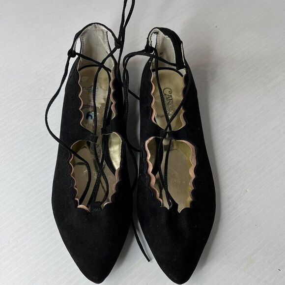 Stein Mart Distressed Leather Tote Camel Colored Tan Leopard Inside Tassel EUC - Picture 3 of 9